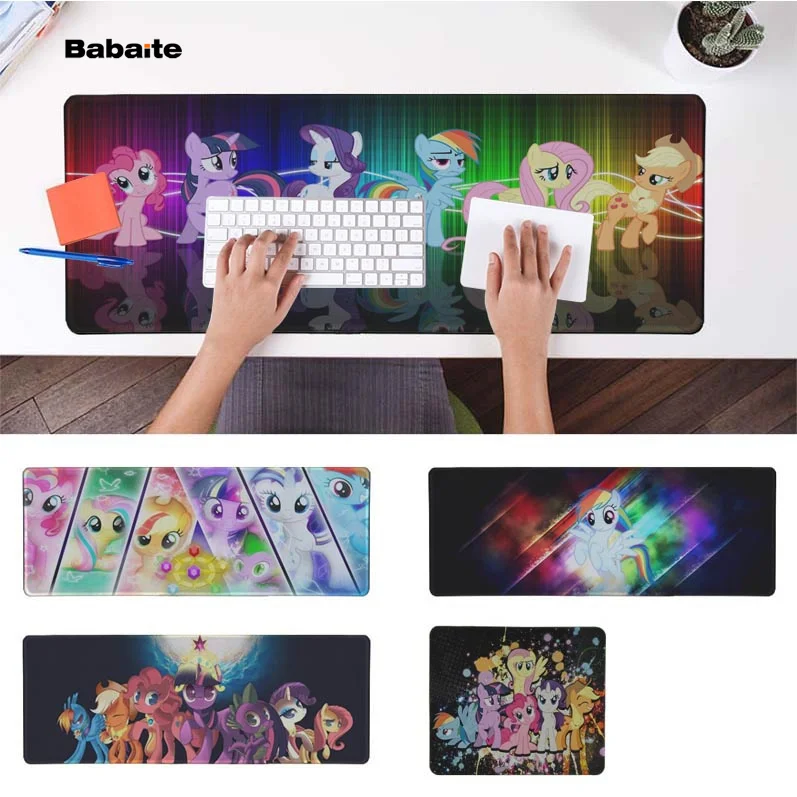 

Babaite In Stocked My Little Pony Comfort Office Mice Gamer Soft Mouse Pad Rubber PC Computer Gaming mousepad