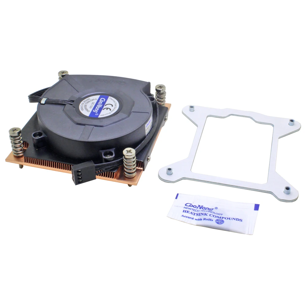 Ventilador de Refrigeração Calor para Intel Servidor Cooler Cobre Dissipador Lga 1150 1151 1155 1156 Computador Industrial Refrigeração 1u Cpu 8015 - Imagem 6