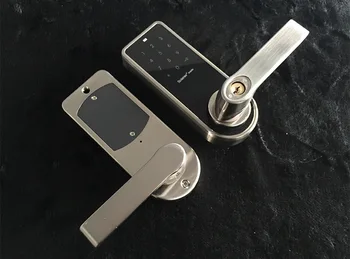 

Free Shipping OS8818 Touch screen digital keypad ID card electronic door lock latch bolt door lock Password + Key +card