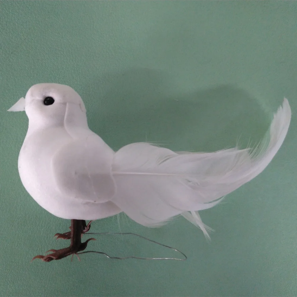 Decorative Birds Foam Feathers Plastic Carft Pigeons Home Decor Removable Mini Artificial Ornaments Decorative Birds #719