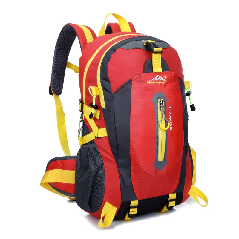 Водонепроницаемый уличный Рюкзак Для Путешествий, Походов, спорта, альпинизма, велоспорта, кемпинга, катания на лыжах, Mochila, рюкзак, спортивные рюкзаки, 40L - Цвет: red