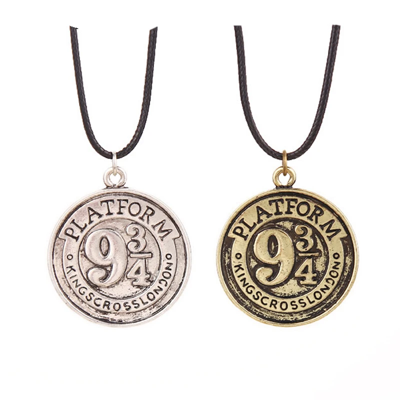 

CHIELOYS HP Platform 9 and 3/4 Pendants Necklace Fashion Precious Stone Necklaces Hogwarts Express For Creative Gifts