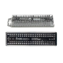 ProsKit 100 шт разные силовые биты SD-2310 все в одном наборе отвертка обменные биты для DIY храпового инструмента стальные биты