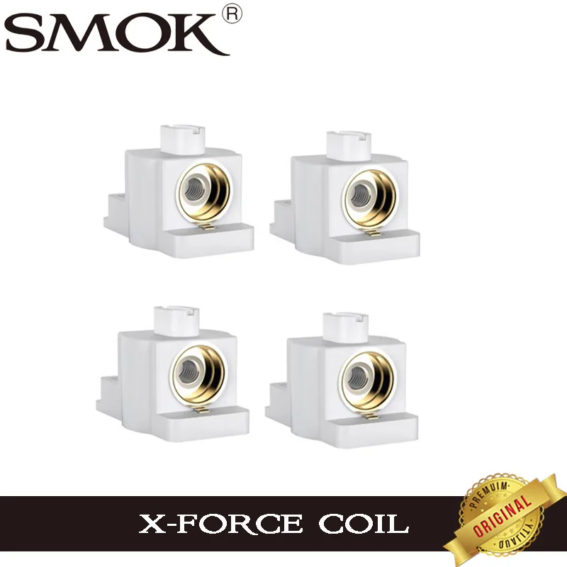 

4pcs/lot Original SMOK X-Force coil 0.3ohm 0.6ohm 1.2ohm Replacement Head Evaporator for E Cigarette SMOK X Force Kit Vape
