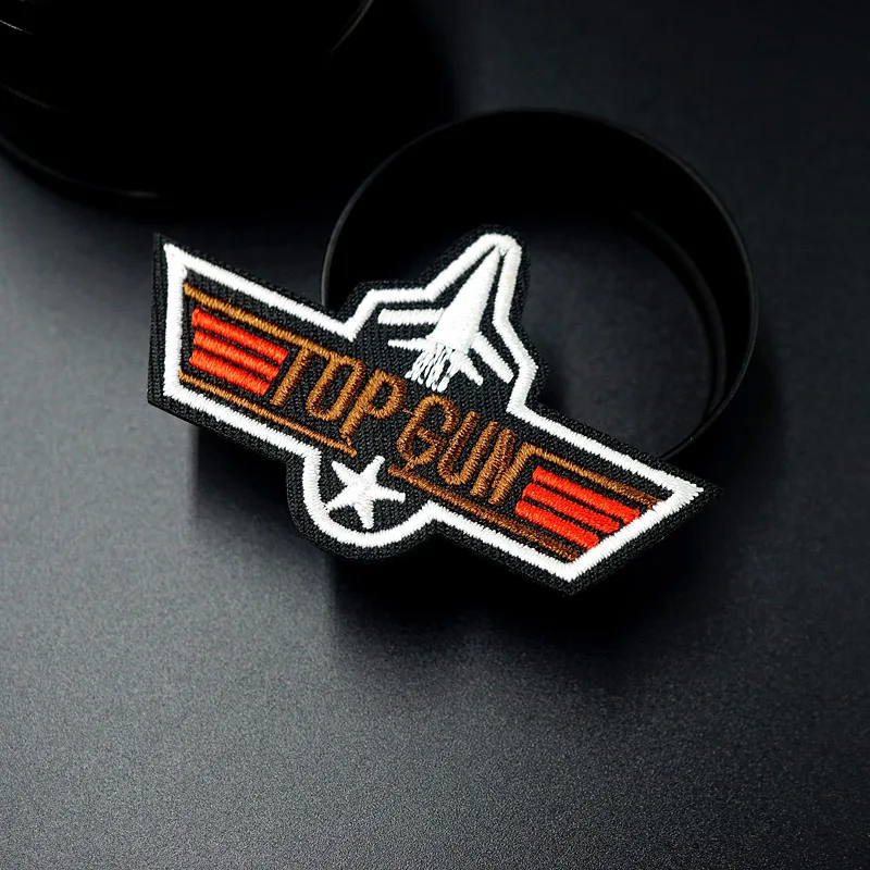 8 шт./лот TOP GUN воздушно капельница своими руками тканевые нашивки значки с