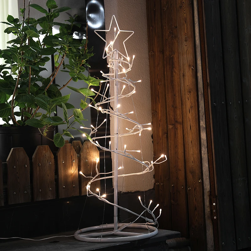 Светодиодный Ночной светильник со звездами и деревьями, рождественский подарок, светильник для девочек, для комнаты, леса, сказочный светильник для спальни, романтические уличные украшения, звездная лампа