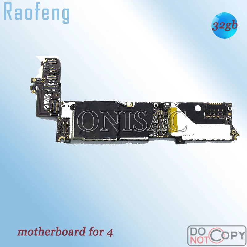 Разблокированная Разобранная материнская плата Raofengl 32 ГБ для iPhone 4 4g хорошо