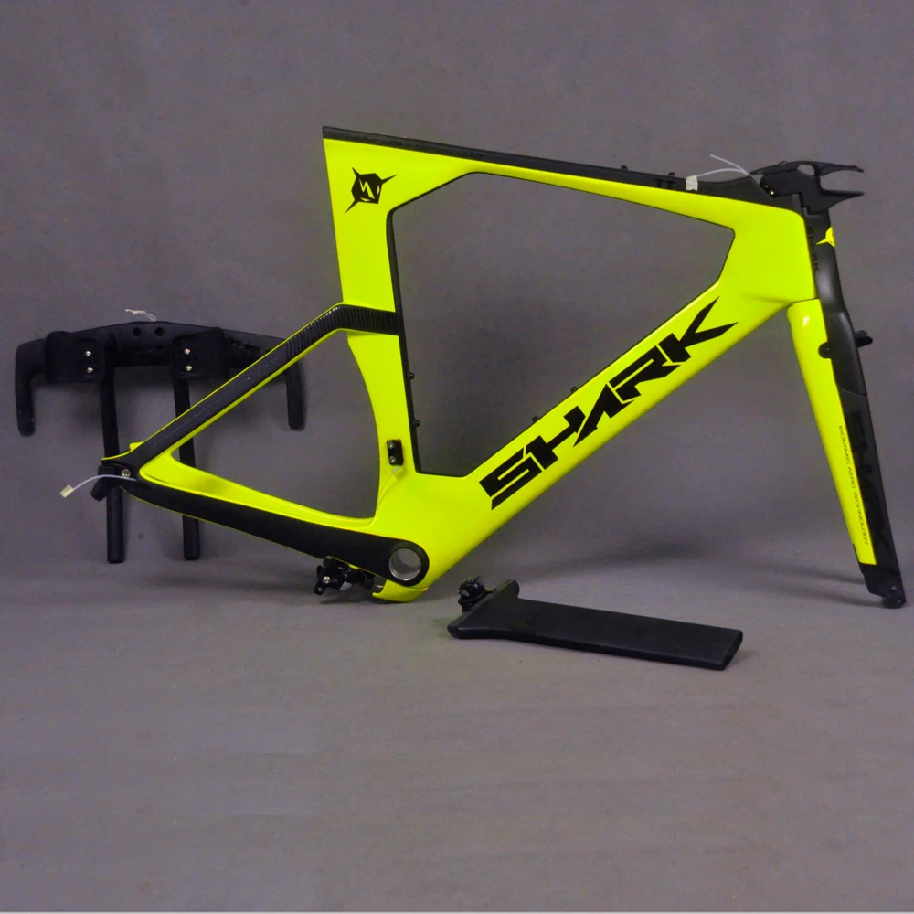Discount Full Carbon Frame TT Bike Fluorescent Yellow Painting Black Logo Glossy Triathlon Bicycle Frameset FM109 14 Discount Full Carbon Frame TT Bike Fluorescent Yellow Painting Black Logo Glossy Triathlon Bicycle Frameset FM109 14