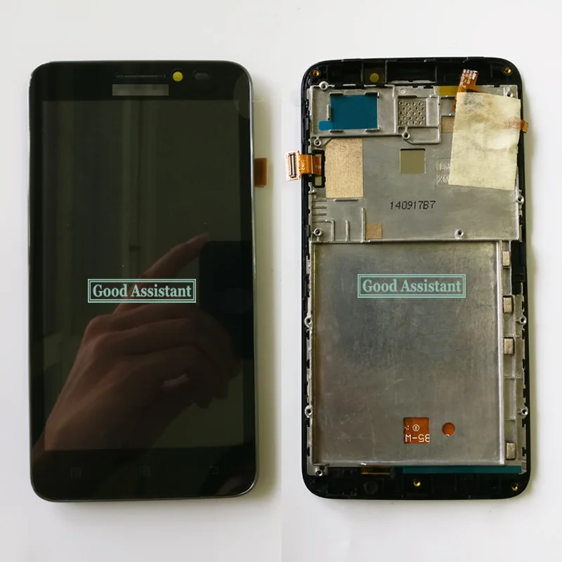 Оригинальный черный/белый для Lenovo A606 ЖК-дисплей + сенсорный экран дигитайзер