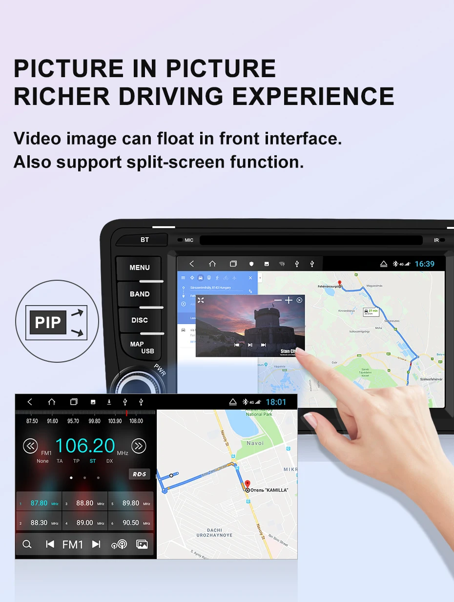 Cheap Isudar H53 2 din Car Radio Multimedia Player Android For Audi/A3/S3 2002-2013 GPS Octa Core 4GB 64GB 1080P Camera DSP USB DVR FM 16