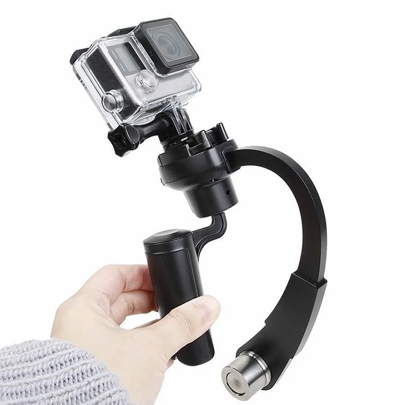 Curve Handheld Gimbal Stabilizer Video Steadicam Curve For GoPro Hero Series SJCam EKEN Yi Other Sport Action Camera Accessory