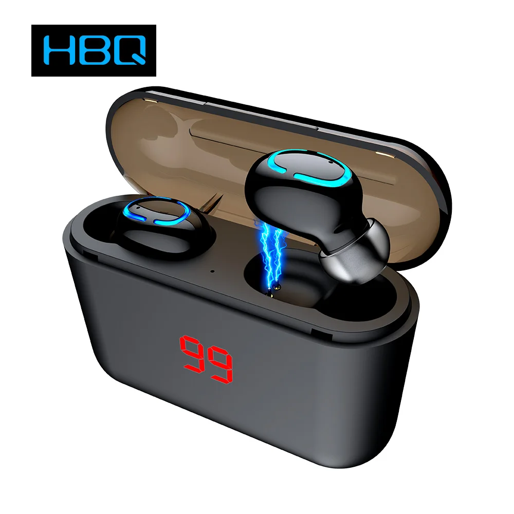 HBQ Q32 TWS Bluetooth 5,0 наушники беспроводные наушники свободные руки спортивные наушники Игровые наушники с микрофоном зарядная коробка