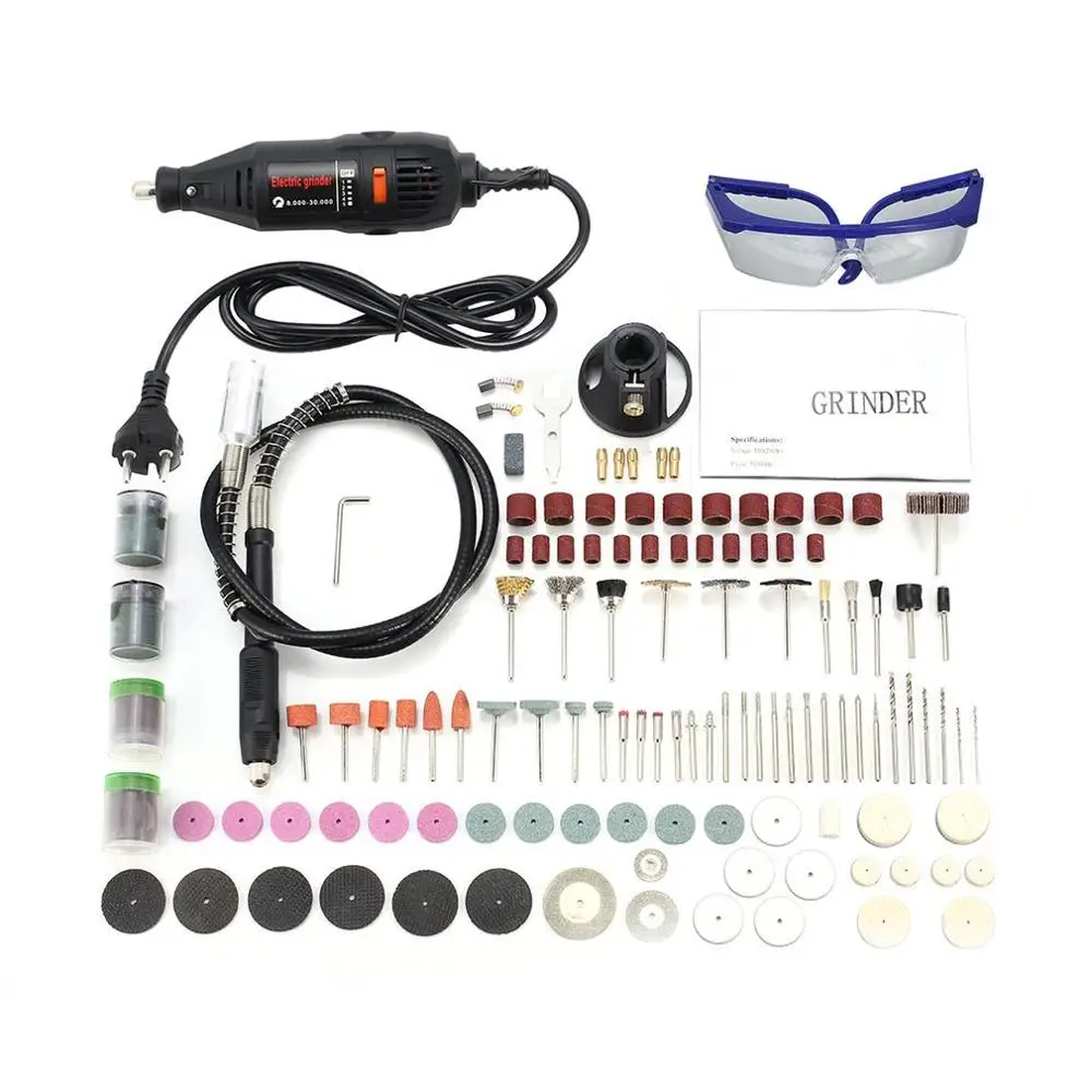 

130W Engraving Pen Electric Drill Kits Electric Rotary Tool Grinder Tool Variable Speed Rotary Tool Grinding Machine