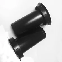 Сделай Сам аксессуары динамиков, черный динамик отверстие трубки, размер 100*160 мм портом динамика tueb/