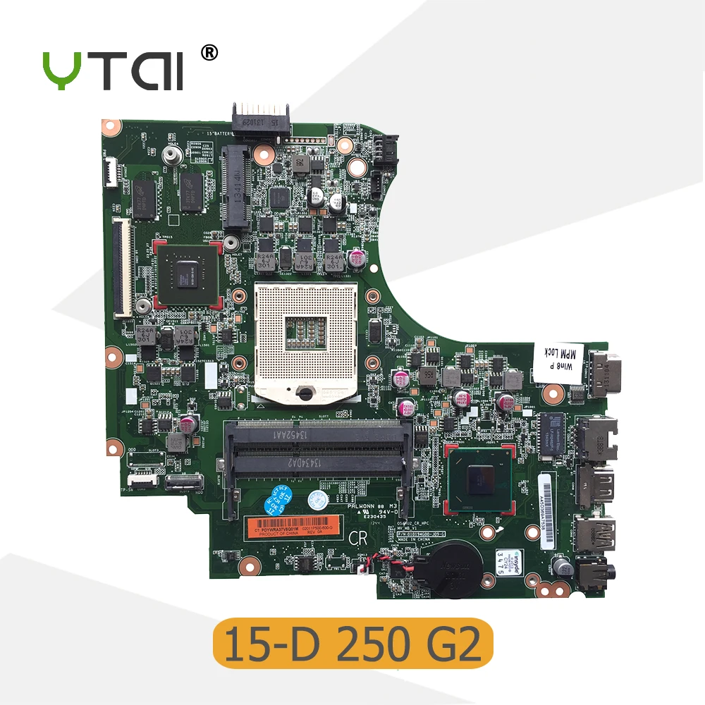 

748839-001 for HP 15 15-D 250 G2 series laptop motherboard HM76 PGA989 P/N:010194G00-J09-G 752406-001 748839-001 mainboard