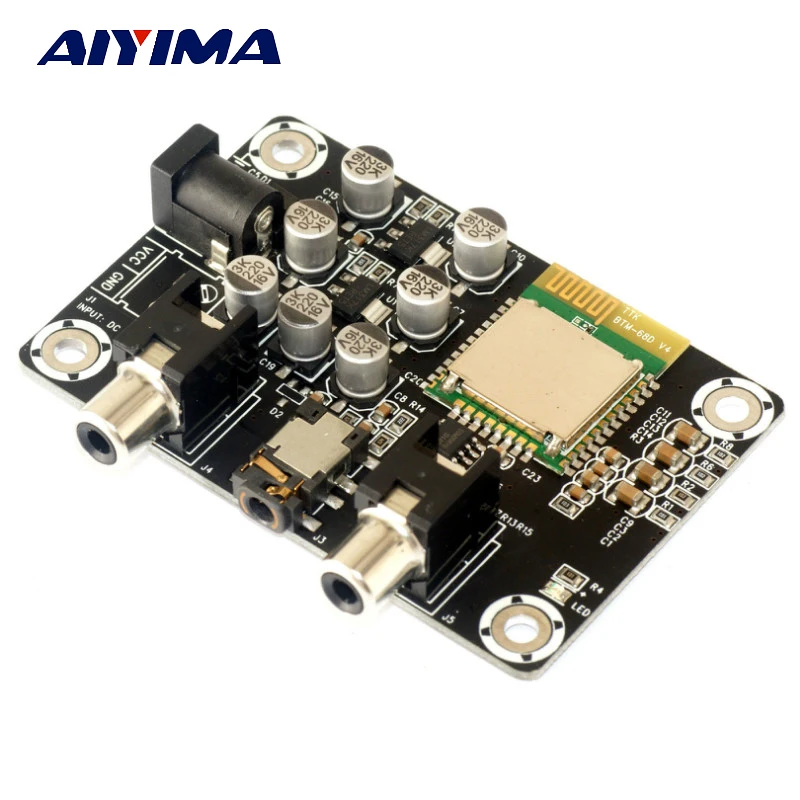 Aiyima HIFI 4 0 Bluetooth аудио приемник модуль стерео беспроводной автомобильный плата 12 В