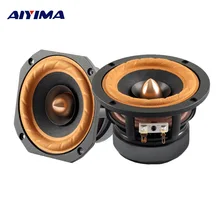 AIYIMA 1Pc 4Inch Audio Portable Full Range speaker 4/8 Ohm 30W Altavoz Column DIY Speakers Altavoces Parlantes For Home Theater aiyima 1pc 4inch audio portable speaker 8ohm 80w tweeter loudspeaker diy stage speaker horn treble home theater