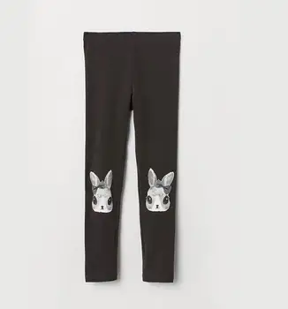 

2019 Baby Kids Fall Cotton Black underpants, Children Cute Bunny Leggings 6 pieces/lot, Wholesale