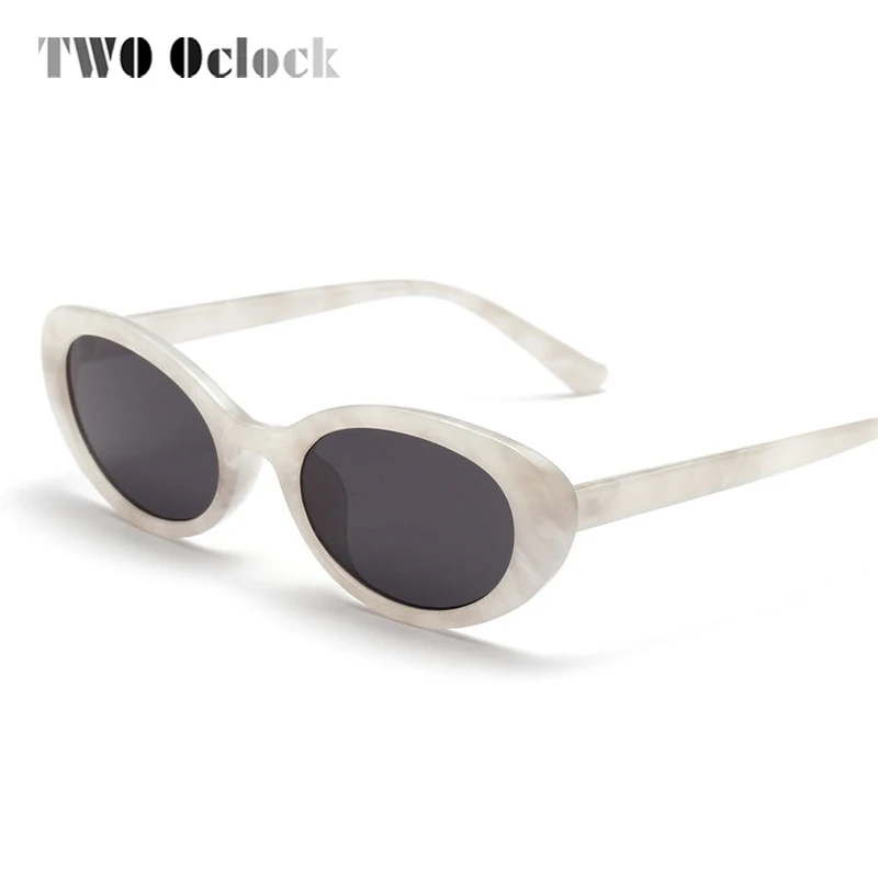 TWO Oclock женские солнцезащитные очки знаменитые Овальные Солнцезащитные очки дизайнерские ретро черные UV400 облачные очки маленькие дешевые очки Oculo 881381