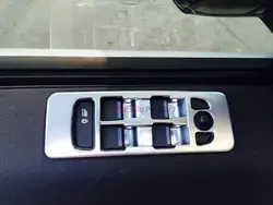 ABS Хром Матовый интерьера, двери, окна переключатель подлокотника отделкой 4 шт. для Land Rover Discovery Спорт 2015 2016