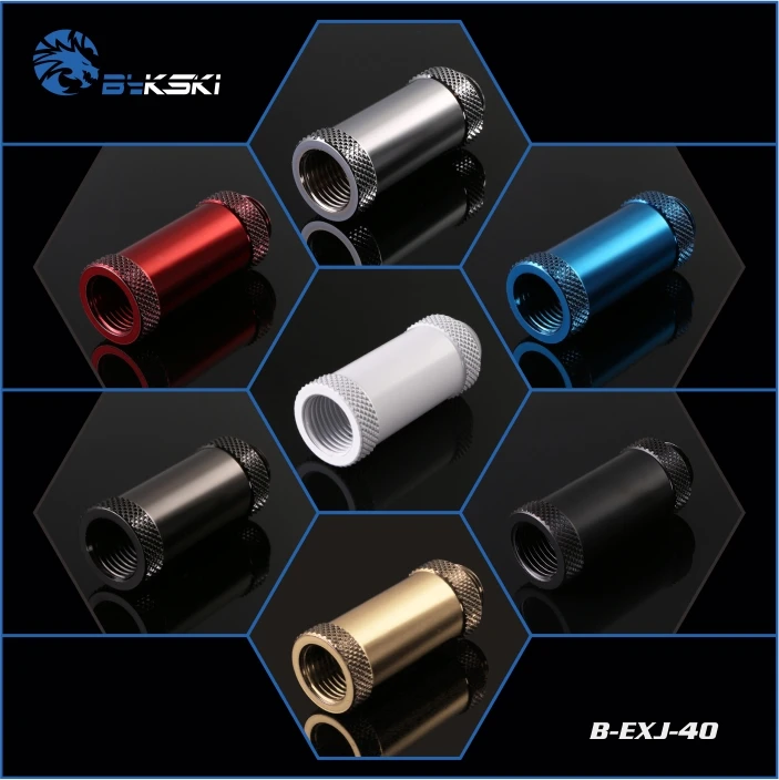 

Bykski B-EXJ-40 G1/4'' Male to Female 40mm Polished Extender Fitting with G1/4" Threads PC Water Cooling