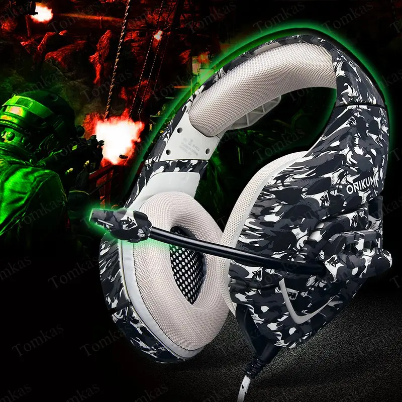 K1 PS4 Gaming Headset Stereo Game Headphones Wired Earphones Best Casque with Mic for New Xbox One PCLaptop Tablet Gamer (3)