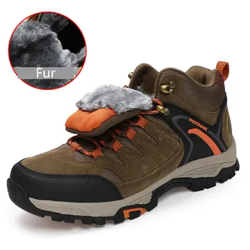

Winter Men Shoes Cool Plush Warm Winter Shoes Men Suede Anti-skidding