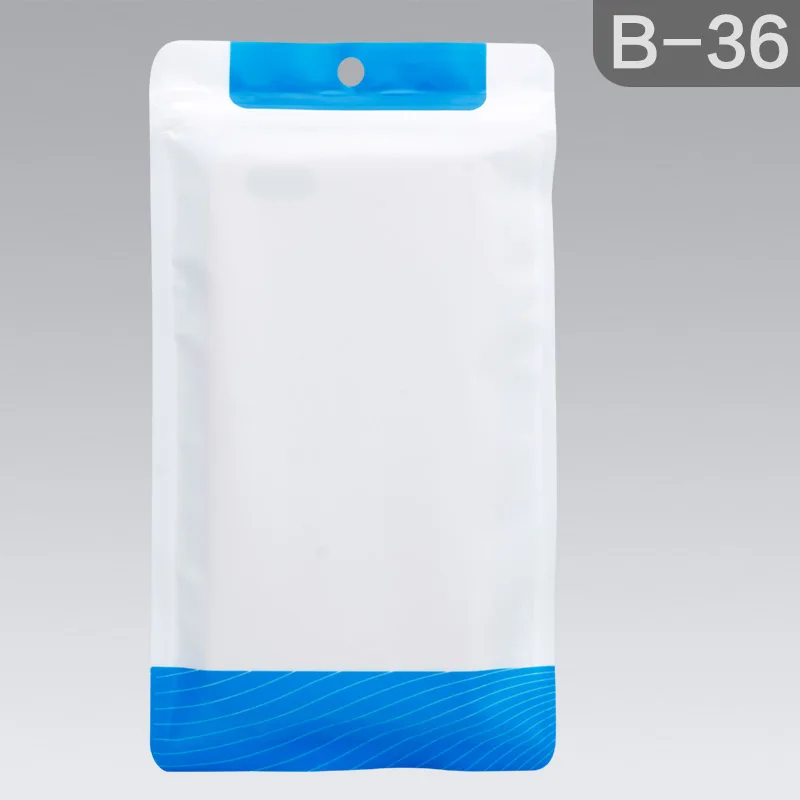 B-36 Clear plastic packaging bag cellphone case accessories retail packing PVC CPP bag forGalaxy S7edge accessories 2000pcs