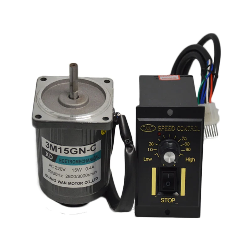 

220V 15W 1400/2800rpm 3M15GN-CC miniature motor speed controller with mechanical equipment/Power Tools/DIY Accessories motor