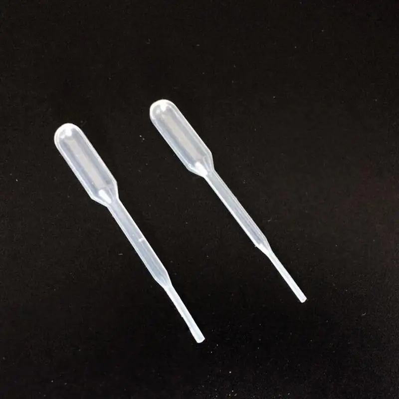 

JETTING 100PCS Practical 0.2ml Transparent Pipettes Disposable safe Eye Dropper Transfer Graduated Pipettes Educational Supplies
