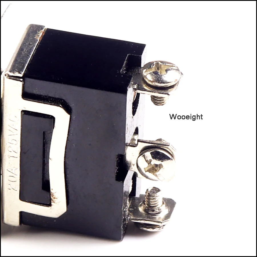 Wooeight New 3 Screw Toogle Switch 10A 250V 3Pins 2 Positions ON-ON Rocker SPDT (5)