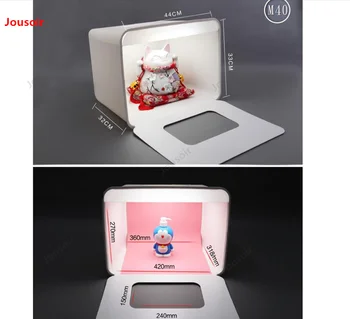 

LED Studio Flexo box jewelry photo Light box set shooting equipment props to send background paper CD50 T07