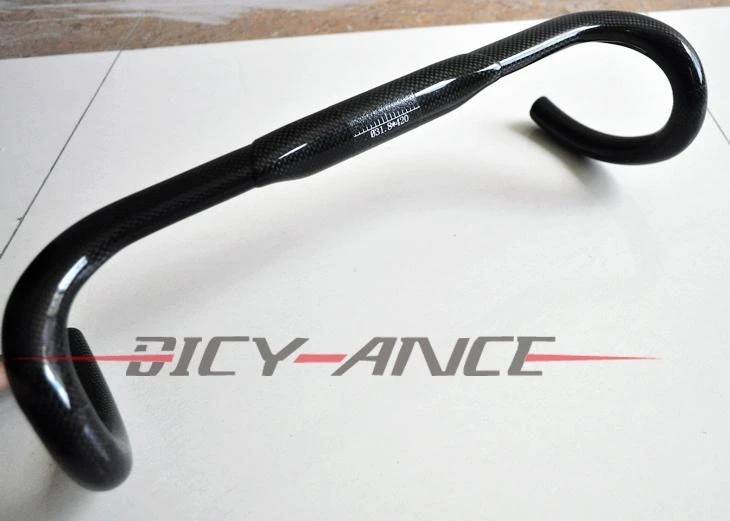 

2016 Full carbon road bike handlebar cycling bicycle fission bend handlebar drop bicycleta parts 31.8*400/420/440mm