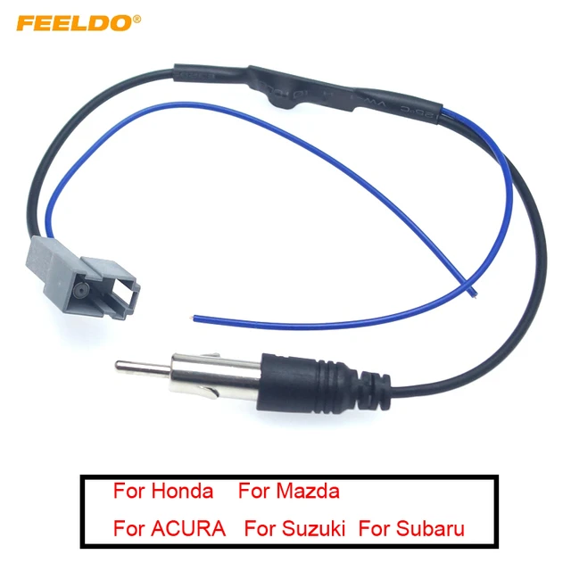 Car Stereo Radio Antenna Standard Wiring Plug Adapter With Amplifier FM Wire  Harness for Honda Aftermarket Installation Cable - AliExpress