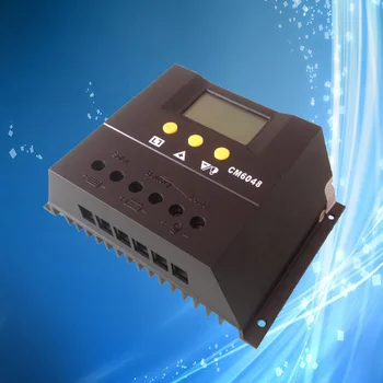 

60A 48V Solar Regulator with LCD Display, Solar Charge Controller for 2880W Solar Panel