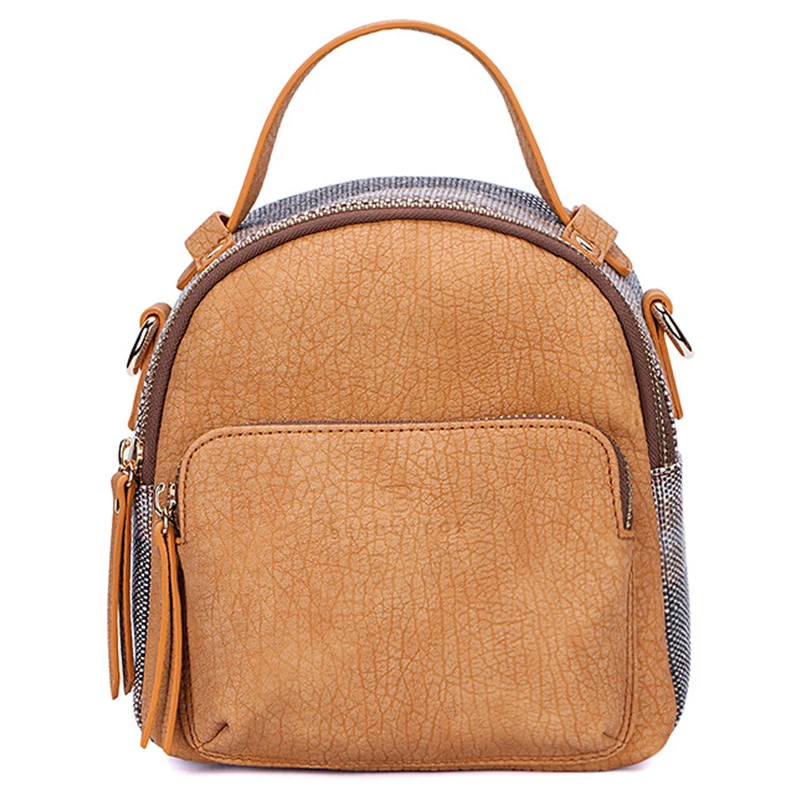 

Multifunction Mini Backpacks Women Vintage Serpentine Lady Shoulder Bag Daily Small PU Leather Backpack Purse Clear Bagpack