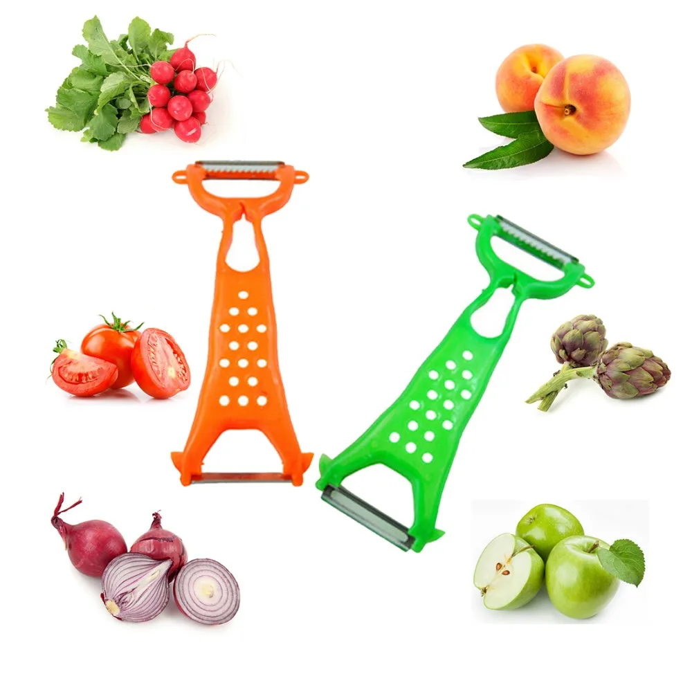 1 PC Practical Kitchen Tools Gadgets Helper Vegetable Fruit Peeler Parer Julienne Cutter Slicer