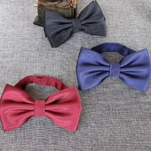 1200 высокая плотность галстук-бабочка полоса бабочка для мужчин бизнес Свадебный бант 15 цветов красный черный синий фиолетовый галстук-бабочка