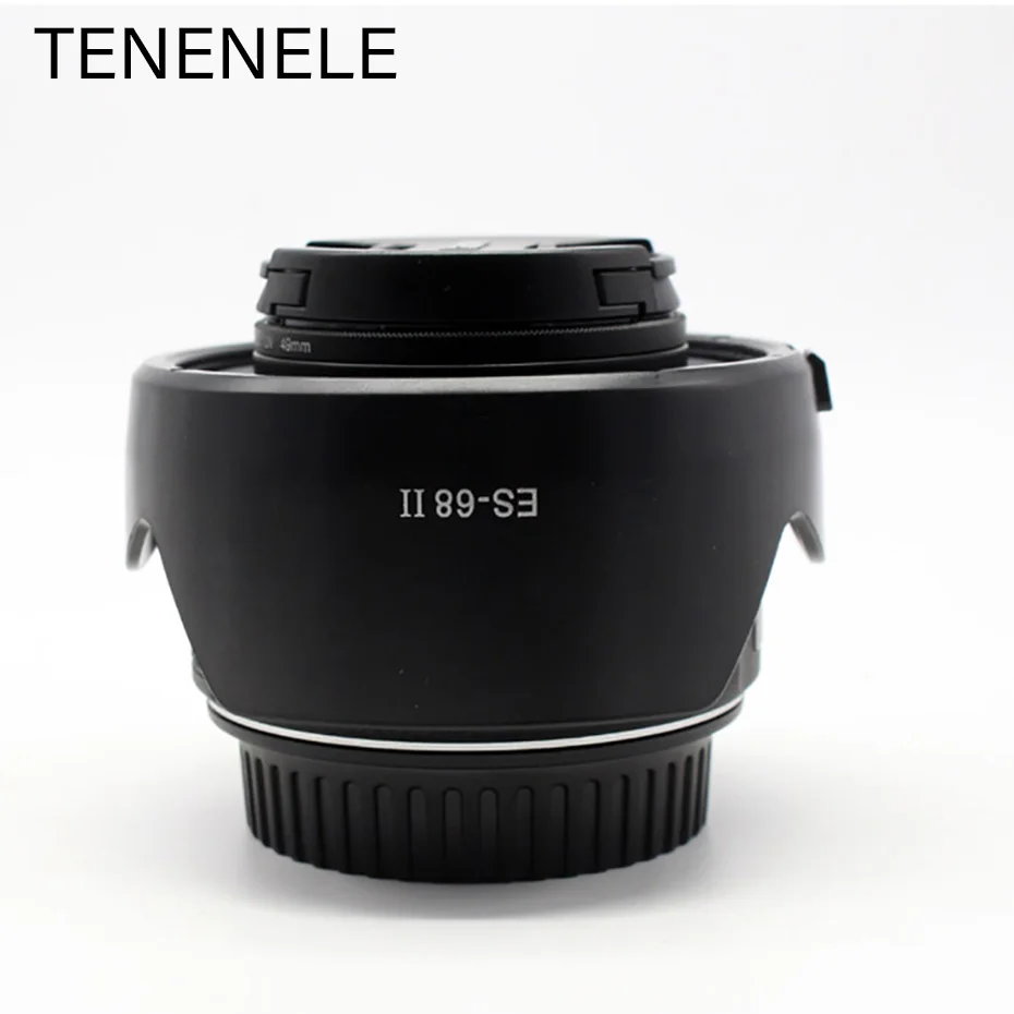 Бленда TENENELE для объективов Реверсивные аксессуары камер Canon EF 50 мм F/1 8 STM 49 бленды
