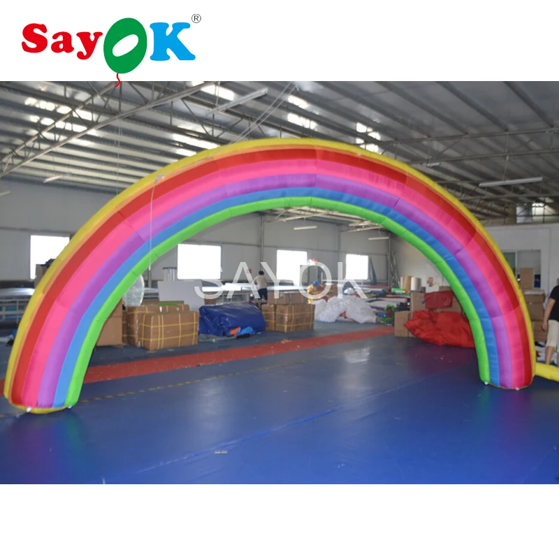 Nieuw maanjaar Formulering Manhattan 6X3Mh Goedkope Opblaasbare Regenboog Boog Voor Reclame Met Blower|arch|arch  inflatable - AliExpress