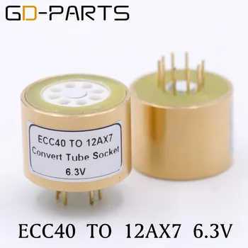 

GD-PARTS 1PC ECC40 TO 12AX7 Tube Socket Converter 8pin to 9pin Vacuum Tube Convert Socket Adapter