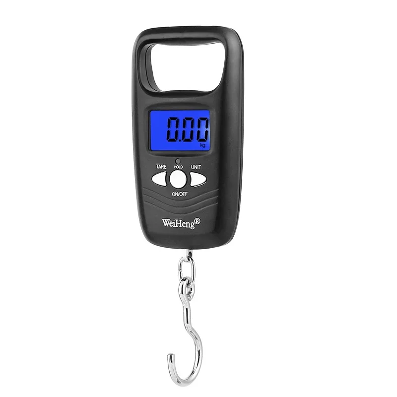 Portable Scale Digital Scale Luggage Scale Luggage Weight Scale Weighing Tools Hanging Scale 50kg/110lb Digital Electronic Luggage Scale Portable Suitcase Scale Handled Travel Bag Weighting Fish Hook Hanging