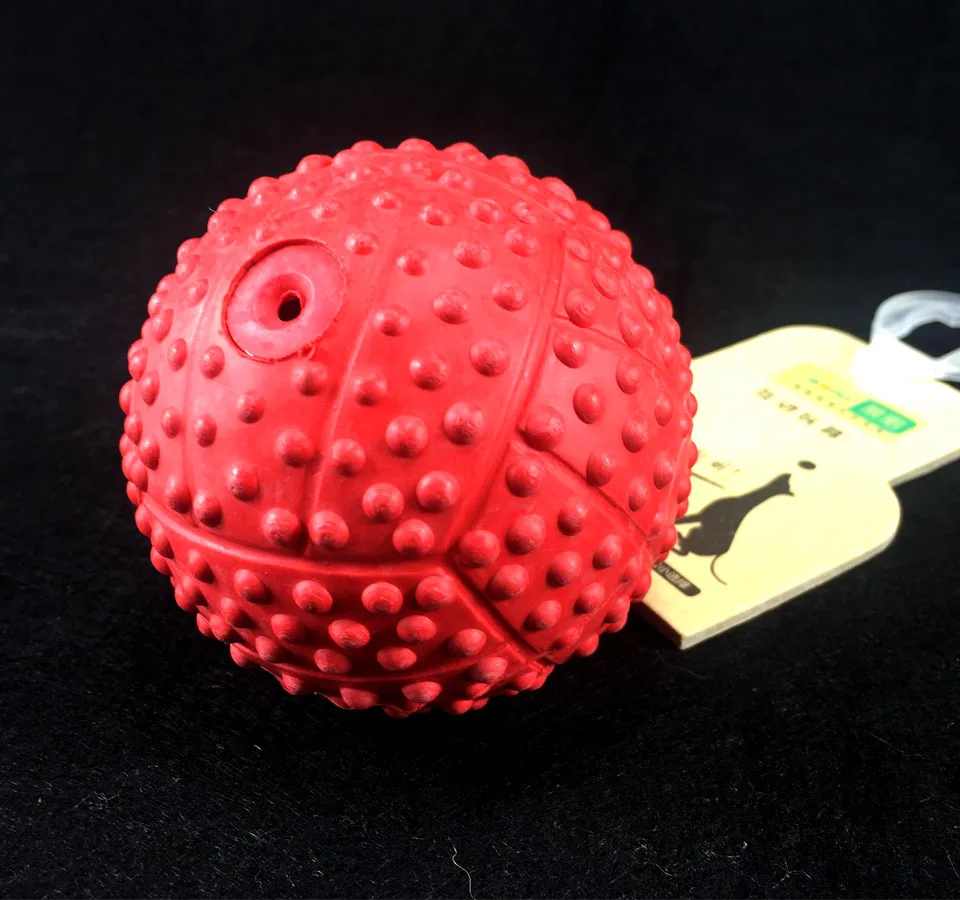 DRESSPET игрушки для собак высокое качество резиновый шар интерактивный укус Устойчив для маленьких больших собак высокий скрипучая жевательная игрушка