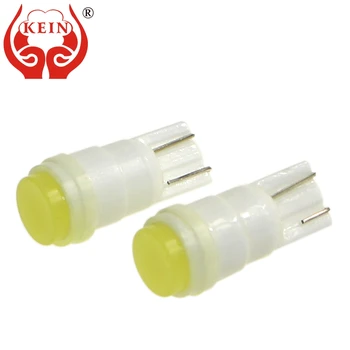 

KEIN 10PCS t10 w5w led COB Bulb ceramic auto Reading 168 194 lights Interior dome door Signal lamp vehicle 12V car styling white