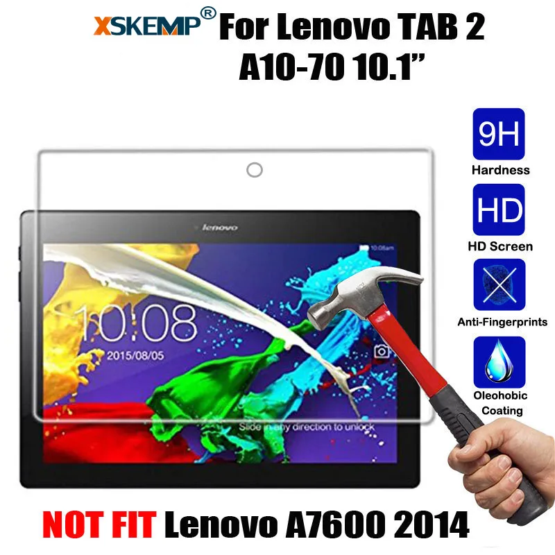 XSKEMP противоударный планшетный закаленное Стекло для lenovo Tab 2 10 1 (A10-70F A10-70LC 2016)