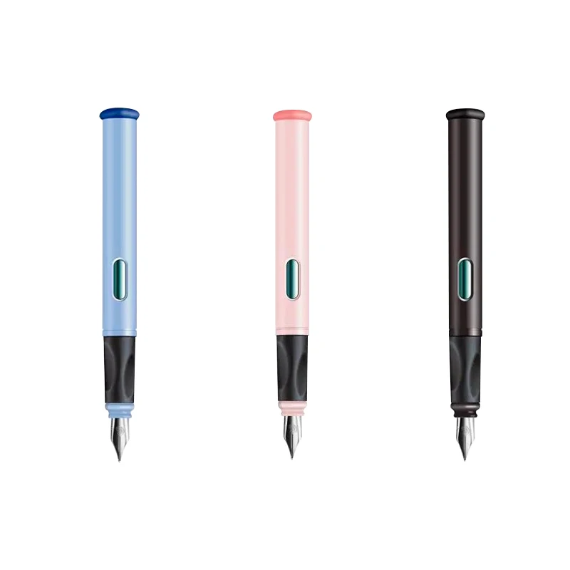 

Staedtler 470 Fountain Pen 0.5mm Fine Tip Black/Blue/Pink Student Writing Pen School Stationery Small Gift
