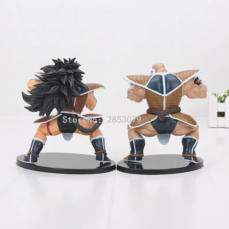 2 шт./компл. 18 см скульптуры Dragon Ball Z Super Saiyan Raditz № 21 наппа Dragon Ball ПВХ Фигурки Модель игрушки куклы