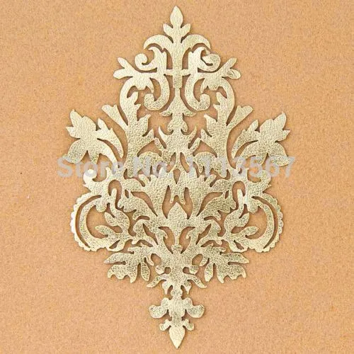 50piece-Golden-Iron-On-Hotfix-Tree-Patch-PU-Leather-Embellishment-Applique-Sewing-on-Garment-Bag-Accessories
