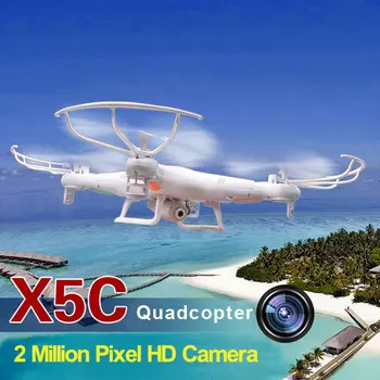 

DJI Syma X5C Explorers 2.4G 4CH RC Quadcopter Mode 2 With HD Camera
