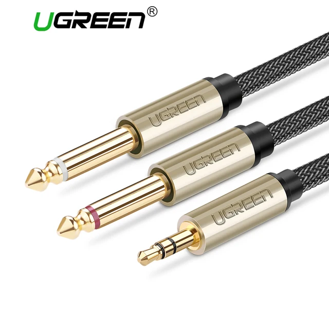 Best Price Ugreen Jack 3.5mm to 6.35mm Adapter Audio Cable for Mixer Amplifier Speaker Gold Plated 6.5mm 3.5 Jack Male Splitter Audio Cable Best Price Ugreen Jack 3.5mm to 6.35mm Adapter Audio Cable for Mixer Amplifier Speaker Gold Plated 6.5mm 3.5 Jack Male Splitter Audio Cable